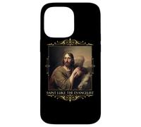 San Luca Evangelista Preghiera Patrono Artisti Cattolici Custodia per iPhone 14 Pro Max