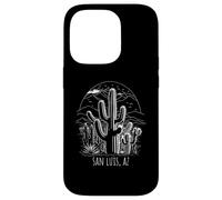 San Luis, AZ, USA Progettazione della scena del deserto di cactus Custodia per iPhone 14 Pro
