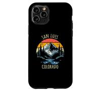 San Luis Colorado USA Retro Montagna Vintage Style Design Custodia per iPhone 11 Pro