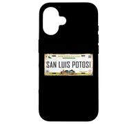 San Luis Potosí License Plate Aesthetic Mexicans Souvenir Custodia per iPhone 16