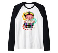 San Luis Potosí Muñeca Lelé, Handmade Mexicans Rag Doll Maglia con Maniche Raglan
