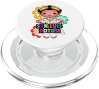 San Luis Potosí Muñeca Lelé, Handmade Mexicans Rag Doll PopSockets PopGrip per MagSafe