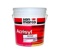 San Marco ACRISYL RIEMPITIVA Pittura per esterni riempitiva superlavabile antimuffa antialga, colore: Bianco, size: 15 lt