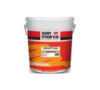 San Marco BRAVOCASA Pittura per interni esterni, colore: Bianco, size: 14 lt