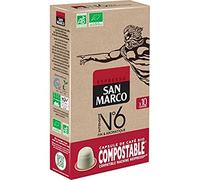 SAN MARCO Café Espresso N°6 Compatible Nespresso Bio & Compostable - 10 capsules