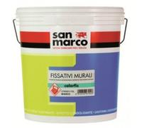 San Marco COLORFIS Fissativo murale coprente per esterni ed interni, colore: Bianco, size: 1 lt