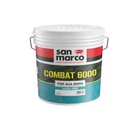 San marco Combat 6000 pittura lavabile antimuffa per interni bianca lt 1