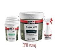 SAN MARCO Kit antimuffa superlavabile 70mq bianco Combat 9000 + Combat 222 & 333