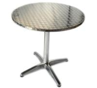 San Marco SMDT002 - Tavolo Bar Tondo semilucido in Alluminio