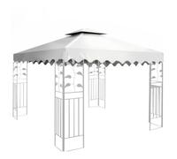 San Marco Telo di Ricambio per Gazebo 3x3 mt Bianco da 180 gr/mq, Resistente ai
