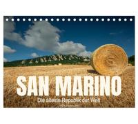 San Marino Die älteste Republik der Welt (Tischkalender 2026 DIN A5 quer), CALVENDO Monatskalender: Eines der kleinsten Länder der Welt im Laufe der Jahreszeiten