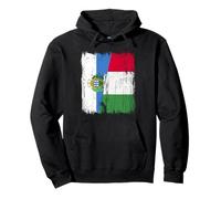 San Marino Italia Mezza Bandiera Orgoglioso San Marino Italian Pride Felpa con Cappuccio
