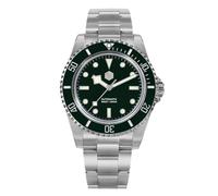 San Martin 006 Classico Orologio di Lusso per Uomo YN55 Acciaio Inossidabile Diver Automatico Meccanico Orologio Da Polso, Verde, Subacqueo, Meccanico