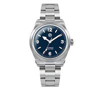 San Martin 38mm Verde SN0107 Moda Uomo Sport Watch NH35 Explore Climbing Series Automatico Meccanico Orologi da polso, Blu, Meccanico