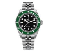 San Martin 40mm BB Diver Classic Mens Watches NH35 Orologio meccanico automatico zaffiro impermeabile verde nero, V 1, Moda