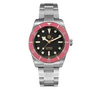 San Martin NH35 Orologio automatico da uomo subacqueo, resistente all'acqua 200 m, bracciale in acciaio inossidabile, lunetta verde, V 2, Subacqueo