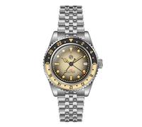 San Martin Retro NH34 Automatico GMT Orologi Da Uomo Quadrante Sandwich Bidirezionale Lunetta Zaffiro Lusso Orologio Sportivo, V 4, Sport di lusso