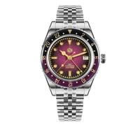 San Martin Retro NH34 GMT Orologi da Uomo Quadrante Sandwich 40mm Lunetta Zaffiro Bidirezionale Orologio sportivo di lusso, V 1, Sport di lusso