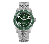 San Martin SN0007GX1 38MM Diver Uomo Orologi PT5000 Automatico Meccanico in Acciaio Inox Orologio Vestito Vetro Zaffiro, Verde, Subacqueo, Meccanico