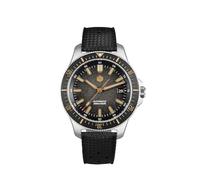 San Martin SN0118 Orologio automatico da uomo, 40 mm, in acciaio inossidabile 316L, resistente all'acqua fino a 200 m, SN0118B / quadrante nero