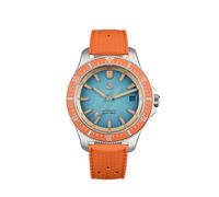 San Martin SN0118 Orologio automatico da uomo, 40 mm, in acciaio inossidabile 316L, resistente all'acqua fino a 200 m, SN0118B / quadrante azzurro