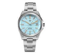 San Martin SN0129 Moda Uomo Dress Watch Orange NH35 Automatico Meccanico Business Orologi Impermeabili, V 1