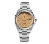 San Martin SN0129 Moda Uomo Dress Watch Orange NH35 Automatico Meccanico Business Orologi Impermeabili, V 3