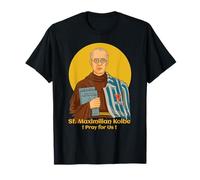 San Massimiliano Kolbe, santo cattolico, Polonia Maglietta