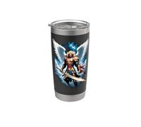 San Michele Arcangelo Anime Catholic Angel Warrior Bicchiere termico in acciaio inox doppia parete