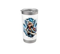 San Michele Arcangelo Anime Catholic Angel Warrior Bicchiere termico in acciaio inox doppia parete