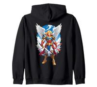 San Michele Arcangelo Anime Catholic Angel Warrior Felpa con Cappuccio