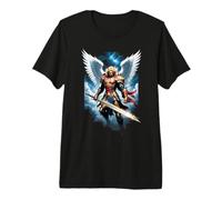 San Michele Arcangelo Anime Catholic Angel Warrior Maglietta Premium
