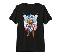 San Michele Arcangelo Anime Catholic Angel Warrior Maglietta Premium