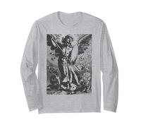 San Michele Arcangelo Cattolico Angelo Guerriero Maglia a Manica