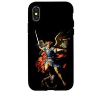 San Michele Arcangelo ci difende in battaglia Custodia per iPhone X/XS
