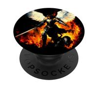 San Michele Arcangelo ci difende in battaglia PopSockets PopGrip Adesivo