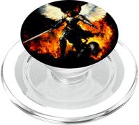 San Michele Arcangelo ci difende in battaglia PopSockets PopGrip per MagSafe