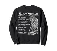 San Michele Arcangelo Ci difende in Battaglia Preghiera cattolica Felpa