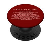 San Michele Arcangelo ci difende nella preghiera di battaglia PopSockets PopGrip Adesivo