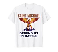 San Michele Arcangelo Difendere Noi Moderna Cattolica St Maglietta
