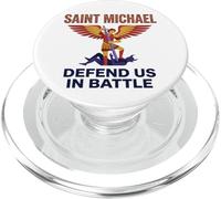 San Michele Arcangelo Difendere noi Moderna Cattolica St PopSockets PopGrip per MagSafe