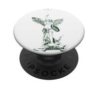 San Michele Arcangelo La morte viene inghiottita nella vittoria PopSockets PopGrip Adesivo