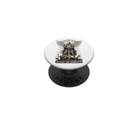San Michele Arcangelo Templare Cavaliere Sconfiggere Oscurità Spada PopSockets PopGrip Adesivo