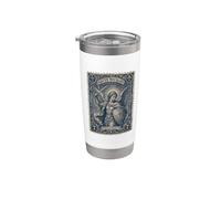 San Michele Arcangelo Vintage Timbro Incisione Bicchiere termico in acciaio inox doppia parete