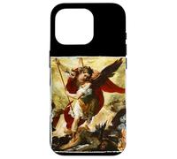San Michele espellendo Lucifero e Angeli caduti cristiani Custodia per iPhone 16 Pro