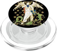 San Michele l'Arcangelo Icon Dragon Catholic Angel Vintage PopSockets PopGrip per MagSafe