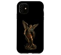 San Michele l'Arcangelo sconfiggendo Satana - Catholic Custodia per iPhone 11