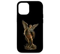 San Michele l'Arcangelo sconfiggendo Satana - Catholic Custodia per iPhone 12/12 Pro