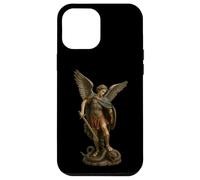San Michele l'Arcangelo sconfiggendo Satana - Catholic Custodia per iPhone 12 Pro Max