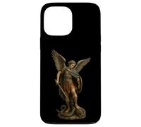 San Michele l'Arcangelo sconfiggendo Satana - Catholic Custodia per iPhone 13 Pro Max